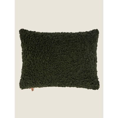 Coussin George Home Dark Green Borg 40 x 30cm ASDA - Acheter en ligne chez McGrocer