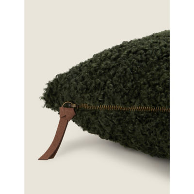 Coussin George Home Dark Green Borg 40 x 30cm ASDA - Acheter en ligne chez McGrocer