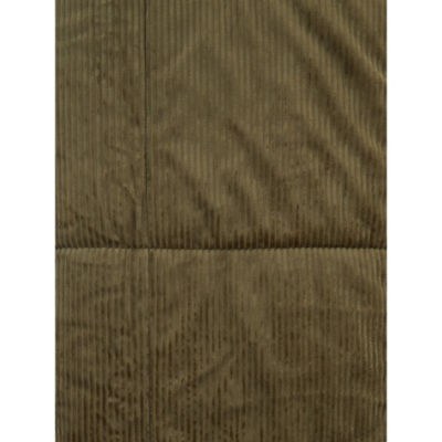 George Home green corduroy throw 150 x 200cm, UK version