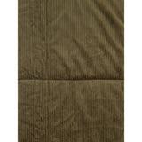 George Home green corduroy throw 150 x 200cm, UK version