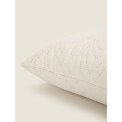 George Home natural microfibre pinsonic cushion 30x30cm (British brand)