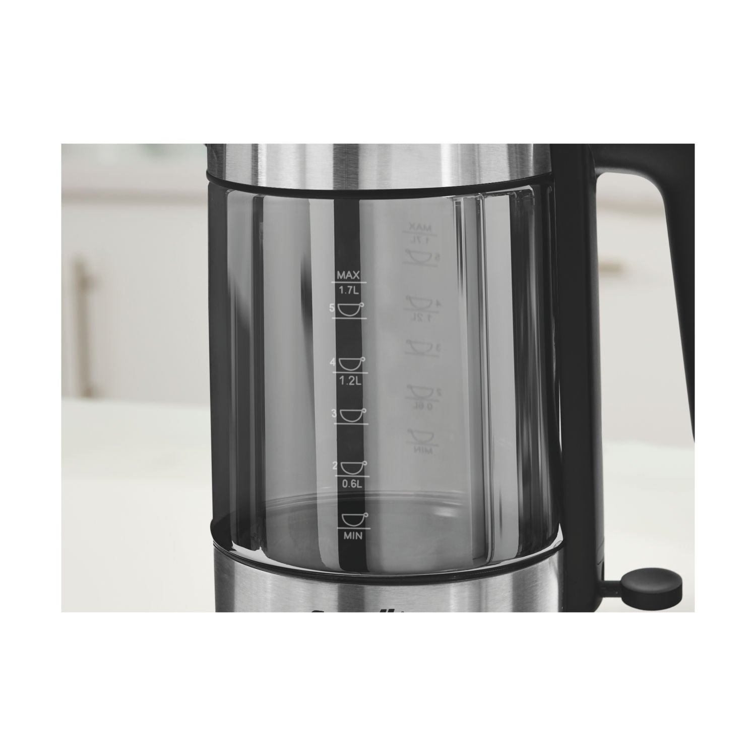 Scoville fast boil glass kettle 1.7L (British brand)