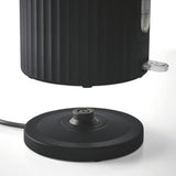 George Home Black Ribbed Fast Boil Kettle 1.7L