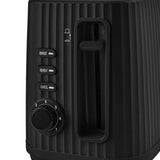 George Home black ribbed 2-slice toaster, UK version