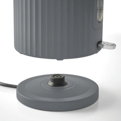 George Home grey ribbed fast boil kettle 1.7L - British product