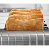 George Home White Stainless Steel 4-Slice Toaster