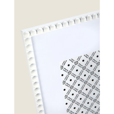 George Home White A4 Injection Beaded Photo Frame, UK version