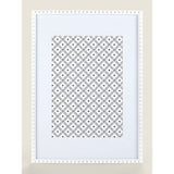 George Home White A4 Injection Beaded Frame GOODS ASDA   