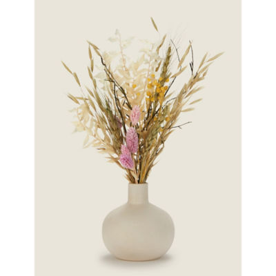 ASDA George Home Künstliches Getrocknetes Blumenarrangement in Vase 10x12x36cm bei McGrocer online kaufen