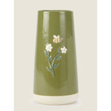 George Home Green Embossed Bee Vase GOODS ASDA   