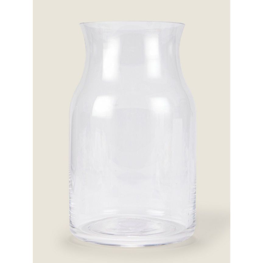 George Home Clear Glass Vase GOODS ASDA   