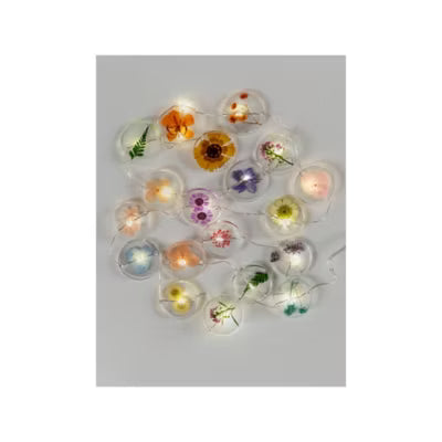 George Home dry flower colourful LED string lights 190 cm, UK version