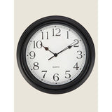 George Home Black Wall Clock GOODS ASDA   