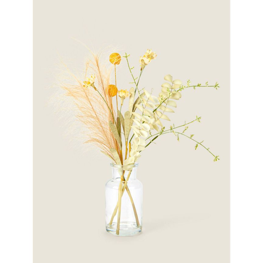 George Home Wild Artificial Floral In Natural Vase GOODS ASDA   