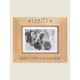 George Home Family Wood Frame landscape photo frame 8x6 inch, UK version