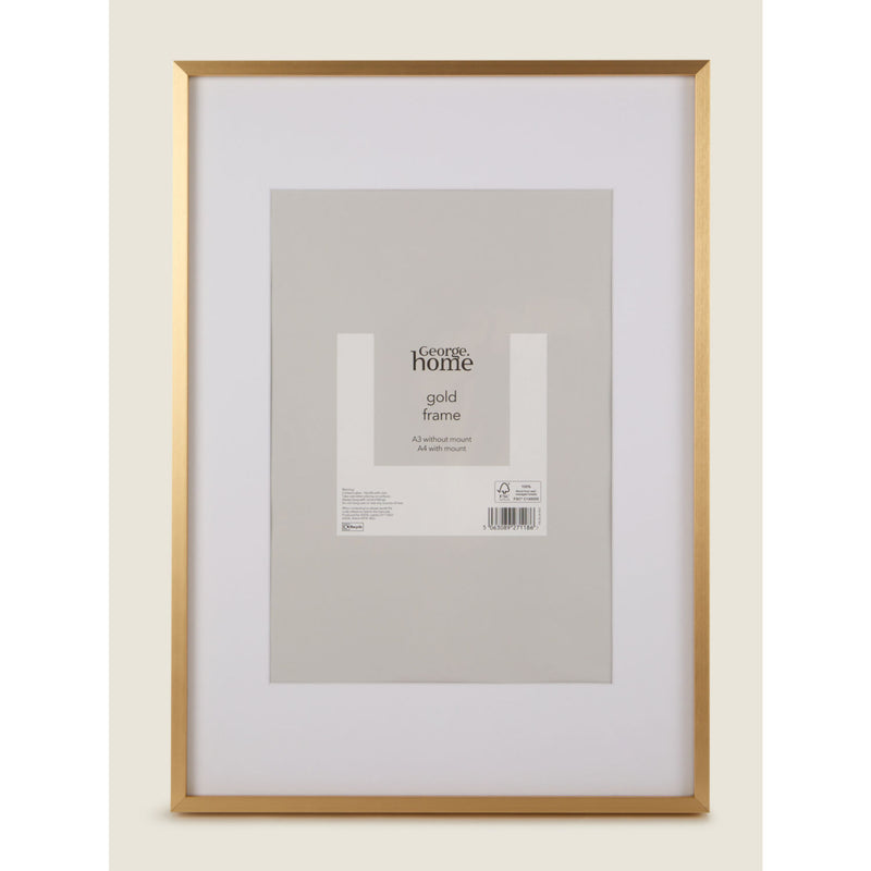 George Home gold-tone A3 aluminium frame, UK version