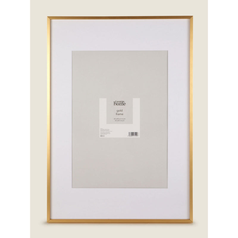 A2 metal frame with glass front, landscape or portrait, UK version
