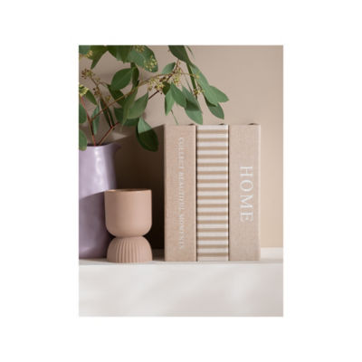 ASDA At Home with Stacey Solomon Natural Storage Books Home Storage Set of 3- Buy online at McGrocer