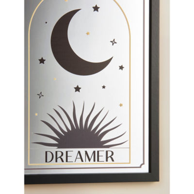 George Home mirror artwork Black Celestial Dreamer 27cm - British product