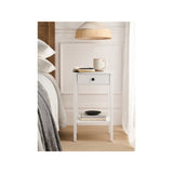 George Home white bedside table 35x32x58cm, UK version