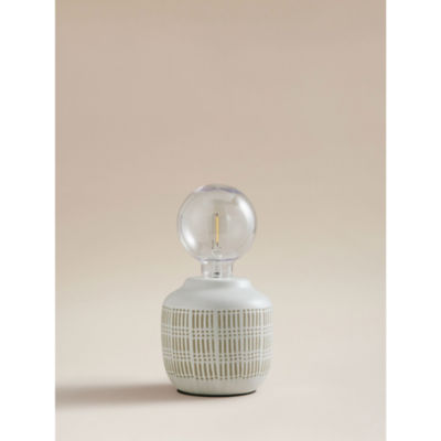 George Home cream battery light 12x12x23cm, imported from the UK