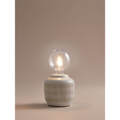 George Home cream battery light 12x12x23cm, imported from the UK