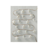 George Home cream felt moon and stars string lights 220cm, UK version