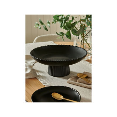 At Home with Stacey Solomon black ceramic beaded bowl, imported from the UK