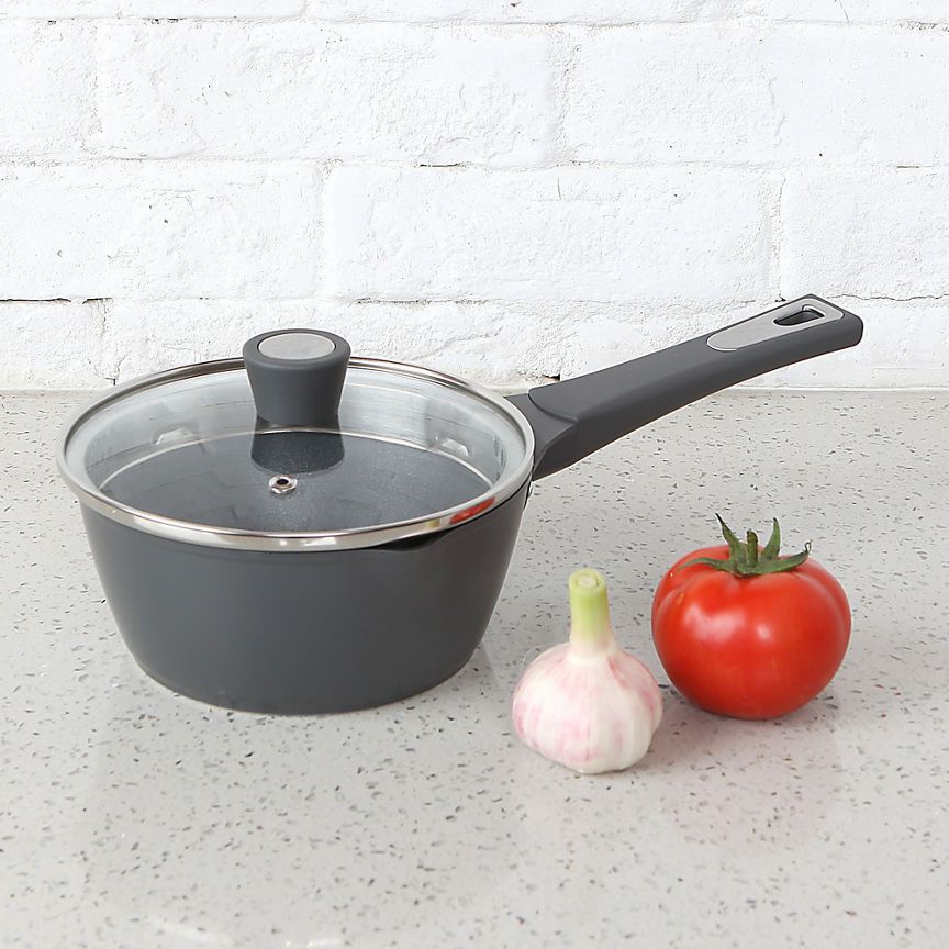 Gino D'Acampo Grey Saucepan 16cm GOODS ASDA   