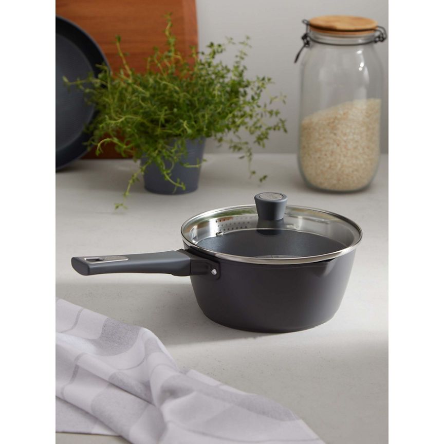 Gino D'Acampo Grey Saucepan 20cm GOODS ASDA   