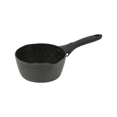 George Home Black Marble Effect Soft Grip Saucepan 16cm, UK version