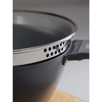 Cacerola gris Gino D'Acampo de 28 cm, versión para Reino Unido