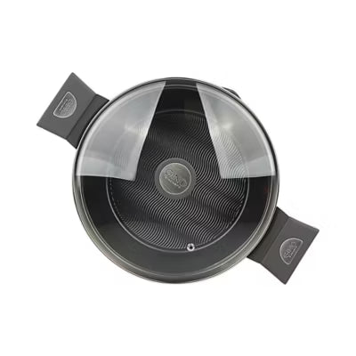 Cacerola gris Gino D'Acampo de 28 cm, versión para Reino Unido