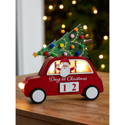 George Home advent Santa truck decoration 23cm, imported from the UK