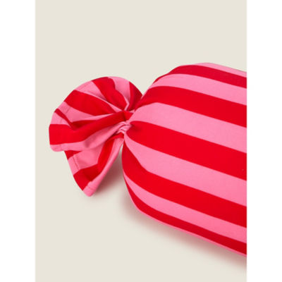 GH cushion pink red polyester 15x48 cm - British product