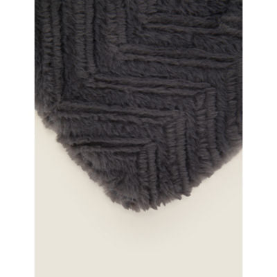 ASDA George Home Charcoal Brushed Chevron Faux Fur Hot Water Bottle - اشترِ عبر الإنترنت من McGrocer