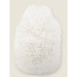 George Home Cream Shaggy Faux Fur Hot Water Bottle