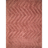 George Home pink faux fur throw with chevron print - British product