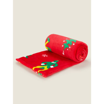 Warner Bros Red Elf Supersoft Christmas throw 150x120 cm - British product