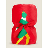 Warner Bros Red Elf Supersoft Christmas throw 150x120 cm - British product