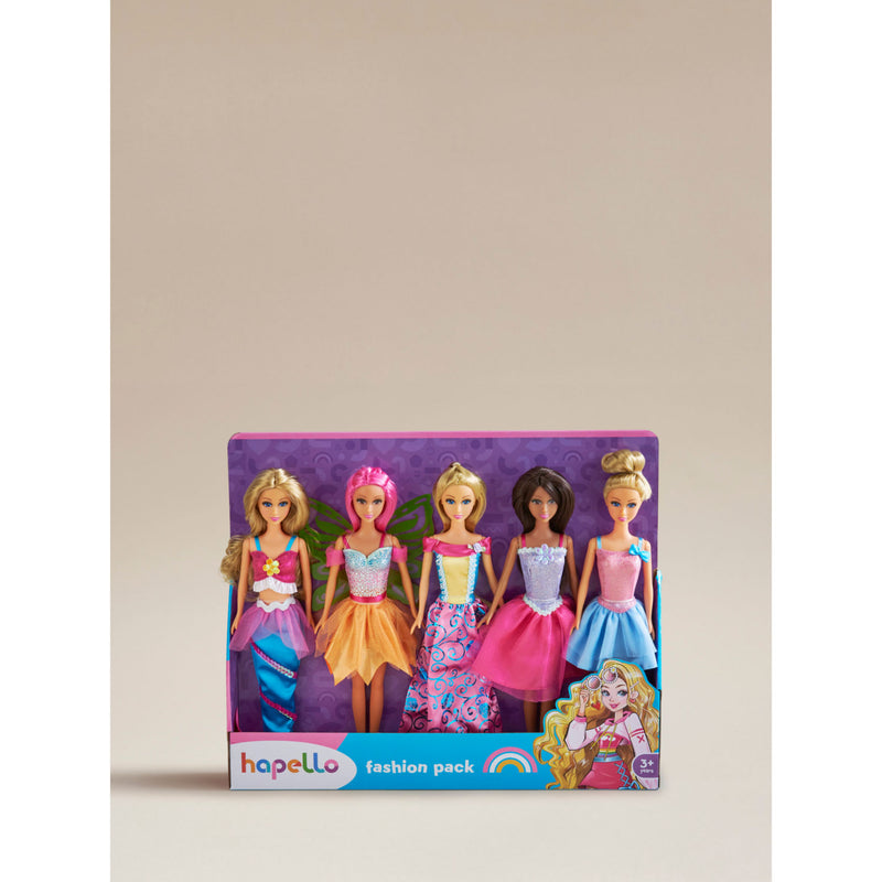 Hapello fashion doll bundle with outfits, imported from the UK