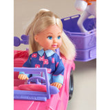 Hapello horse trailer toy set with doll and horse (British brand)