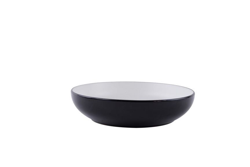 George Home Black Two Tone Pasta Bowl GOODS ASDA   