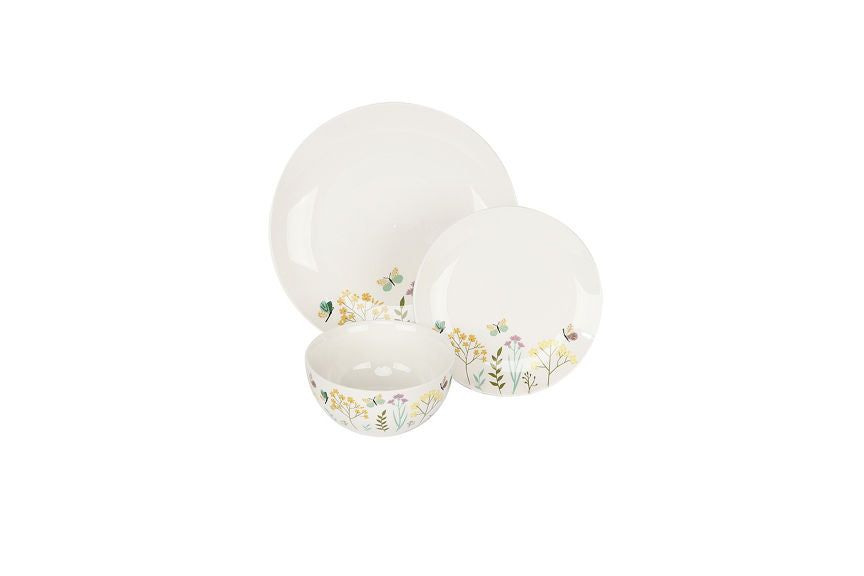 George Home Butterfly Meadow Dinner Set - 12 Piece GOODS ASDA   