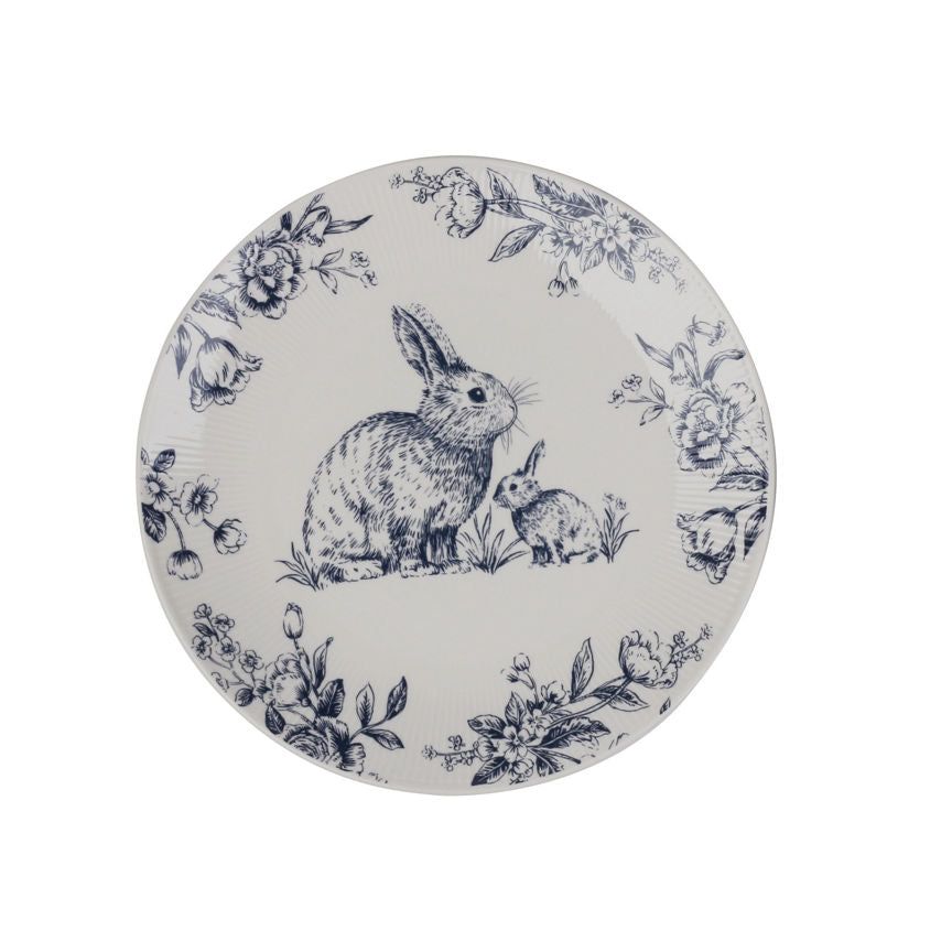 George Home Ribbed Bunny Dinner Plate GOODS ASDA   