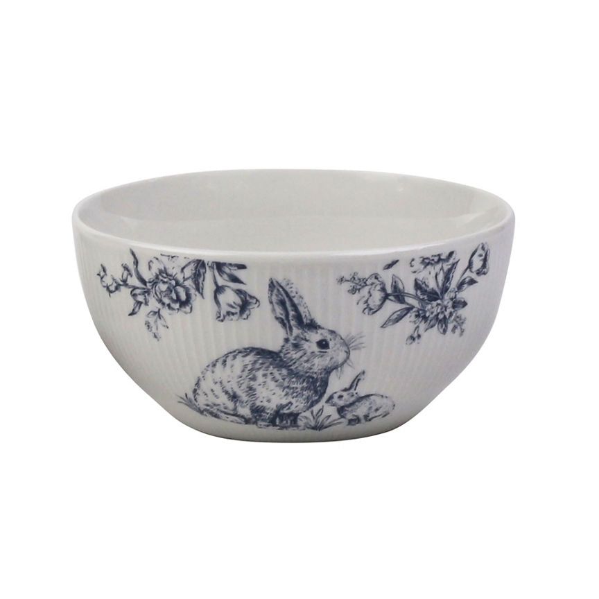 George Home Ribbed Bunny Cereal Bowl GOODS ASDA   