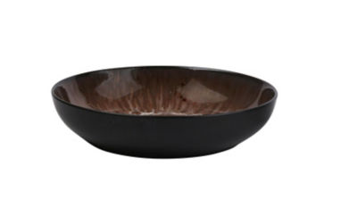 ASDA George Home Brown Reactive Glaze Pasta Bowl Stoneware Dishware- Buy online at McGrocer