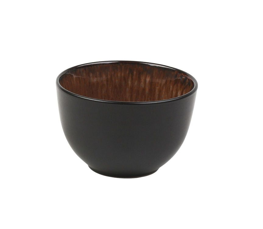 George Home Brown Reactive Glaze Nibble Bowl GOODS ASDA   