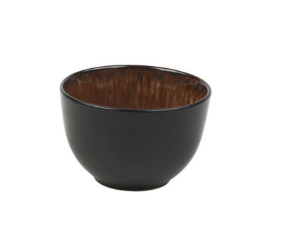 George Home brown reactive glaze nibble bowl 10cm UK version