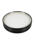 George Home black reactive glaze dinner plate, UK version